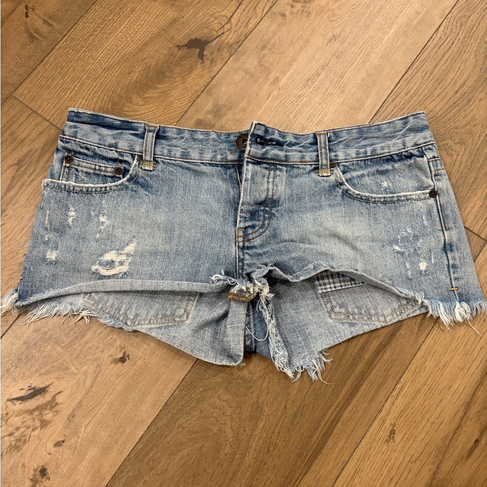 Distressed Denim Women Shorts